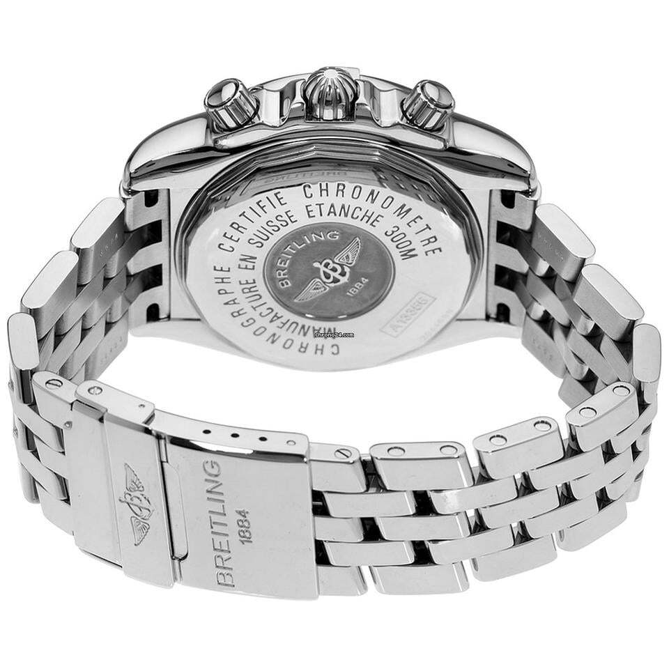 Breitling Chronomat Evolution Automatic Men's Watch With Steel Case and Strap Authentic Luxury Timepiece