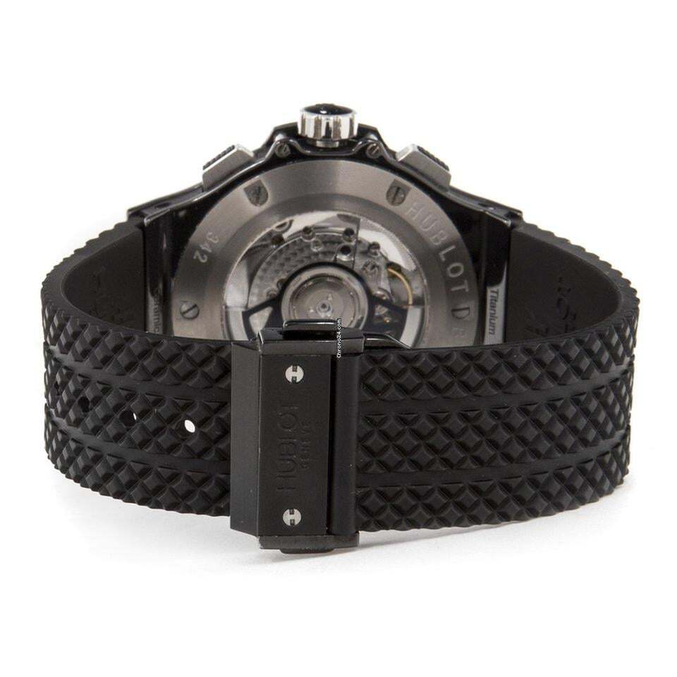 Hublot Big Bang 41 mm Automatic Men's Watch Steel Case With Rubber Strap Authentic Luxury Timepiece