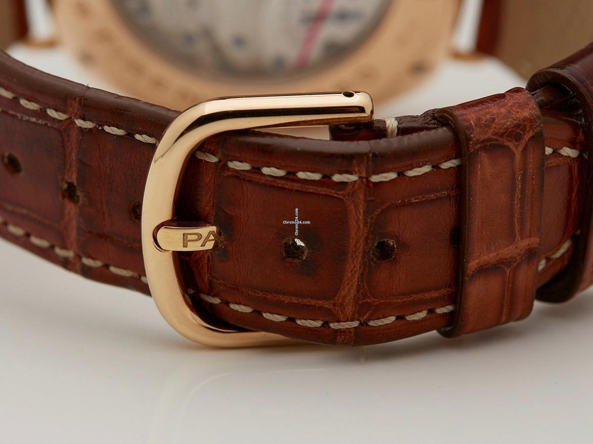 Panerai Radiomir 8 Days Manual winding Men's Watch Rose Gold Case With Leather Strap Authentic Luxury Timepiece