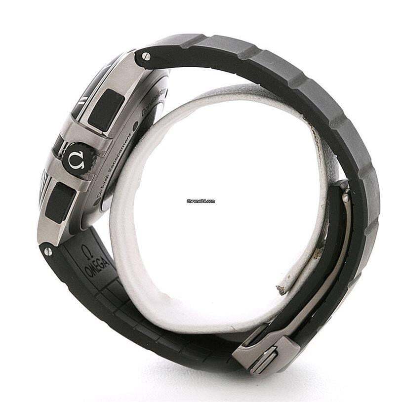 Omega Constellation Double Eagle Automatic Men's Watch Titanium Case With Rubber Strap Authentic Luxury Timepiece