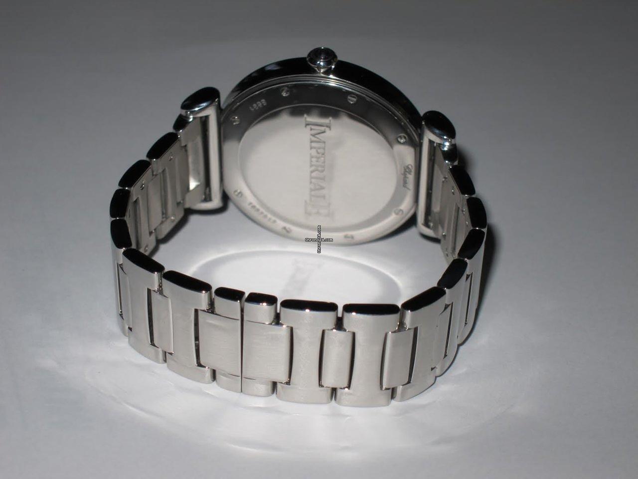 Chopard Imperiale Automatic Men's Watch With Steel Case and Strap Authentic Luxury Timepiece