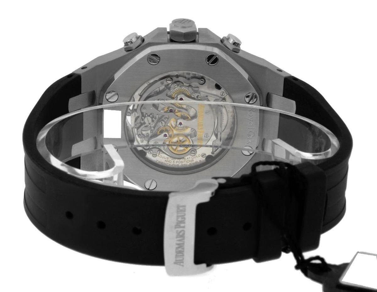 Audemars Piguet Royal Oak Tourbillon Manual winding Men's Watch Steel Case With Rubber Strap Authentic Luxury Timepiece