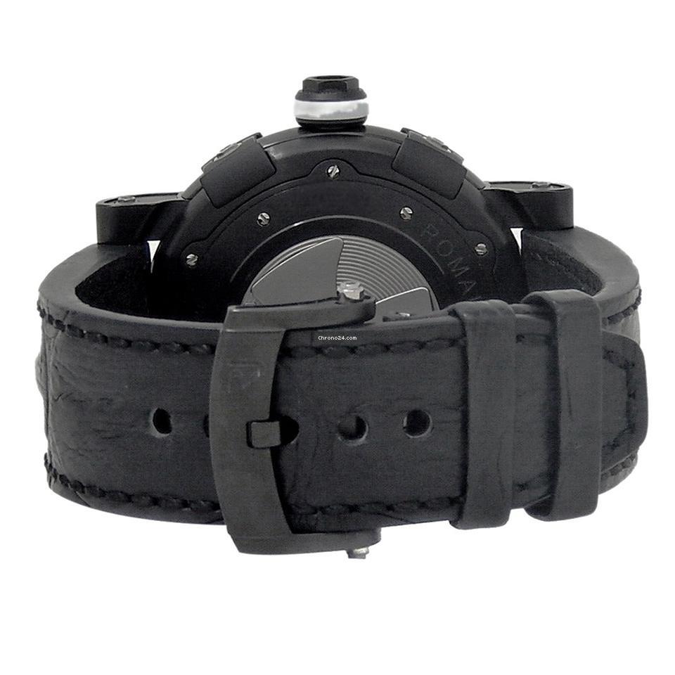 Romain Jerome Titanic-DNA Automatic Men's Watch Steel Case With Leather Strap Authentic Luxury Timepiece