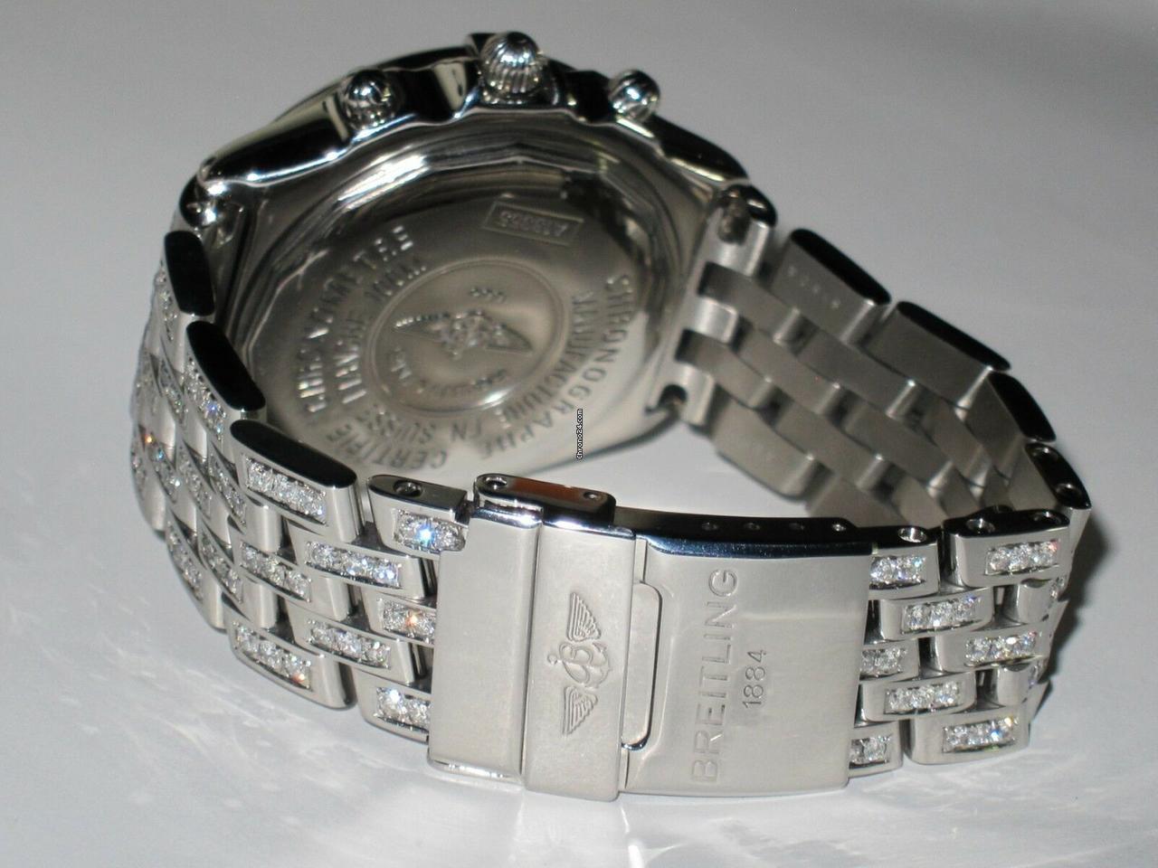 Breitling Windrider Automatic Men's Watch With Steel Case and Strap Authentic Luxury Timepiece