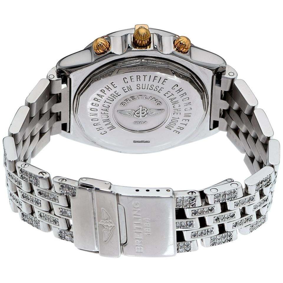 Breitling Windrider Automatic Men's Watch With Steel Case and Strap Authentic Luxury Timepiece