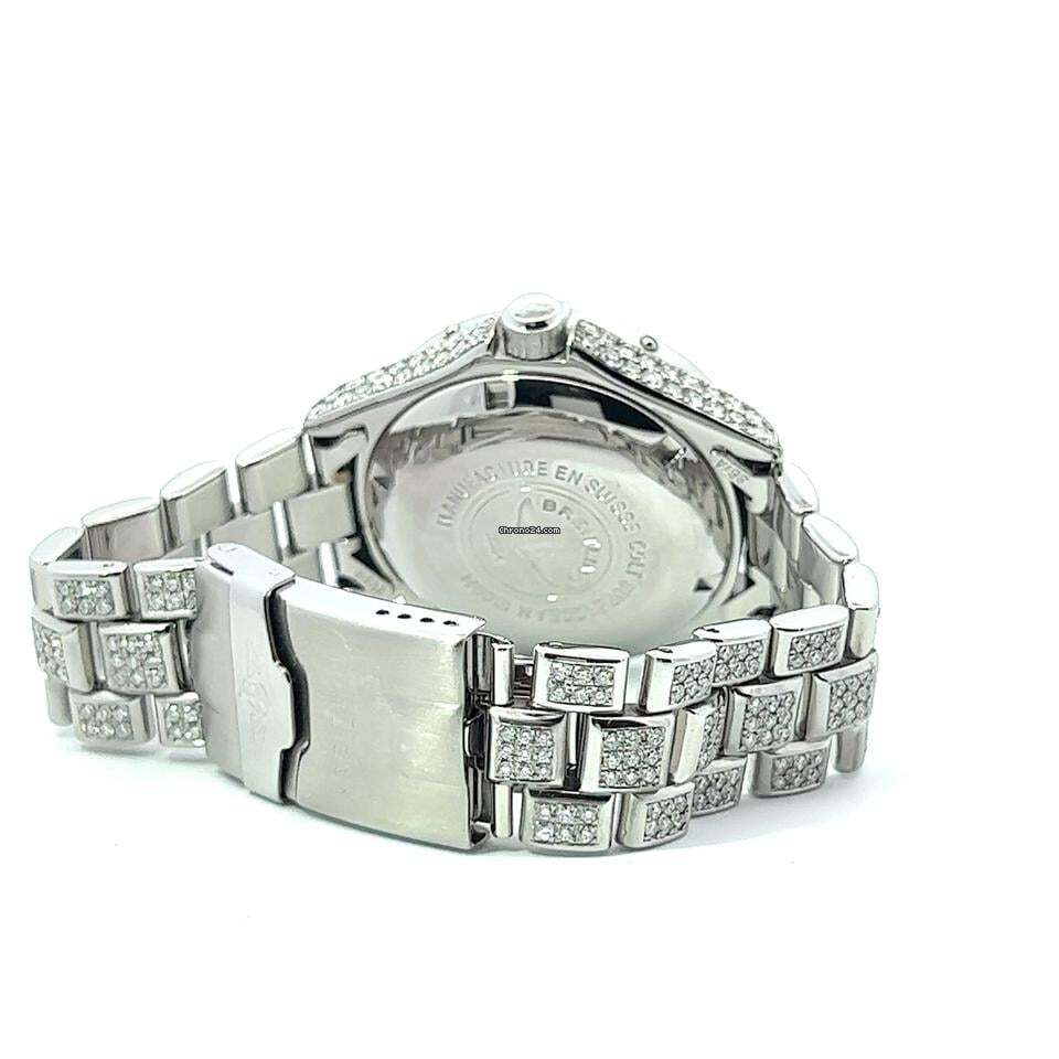 Breitling Superocean Automatic Men's Watch With Steel Case and Strap Authentic Luxury Timepiece