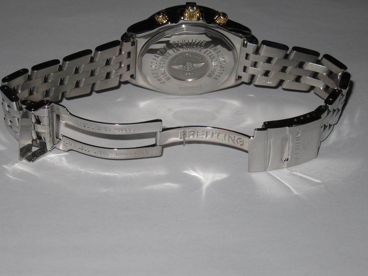 Breitling Windrider Automatic Men's Watch With Steel Case and Strap Authentic Luxury Timepiece