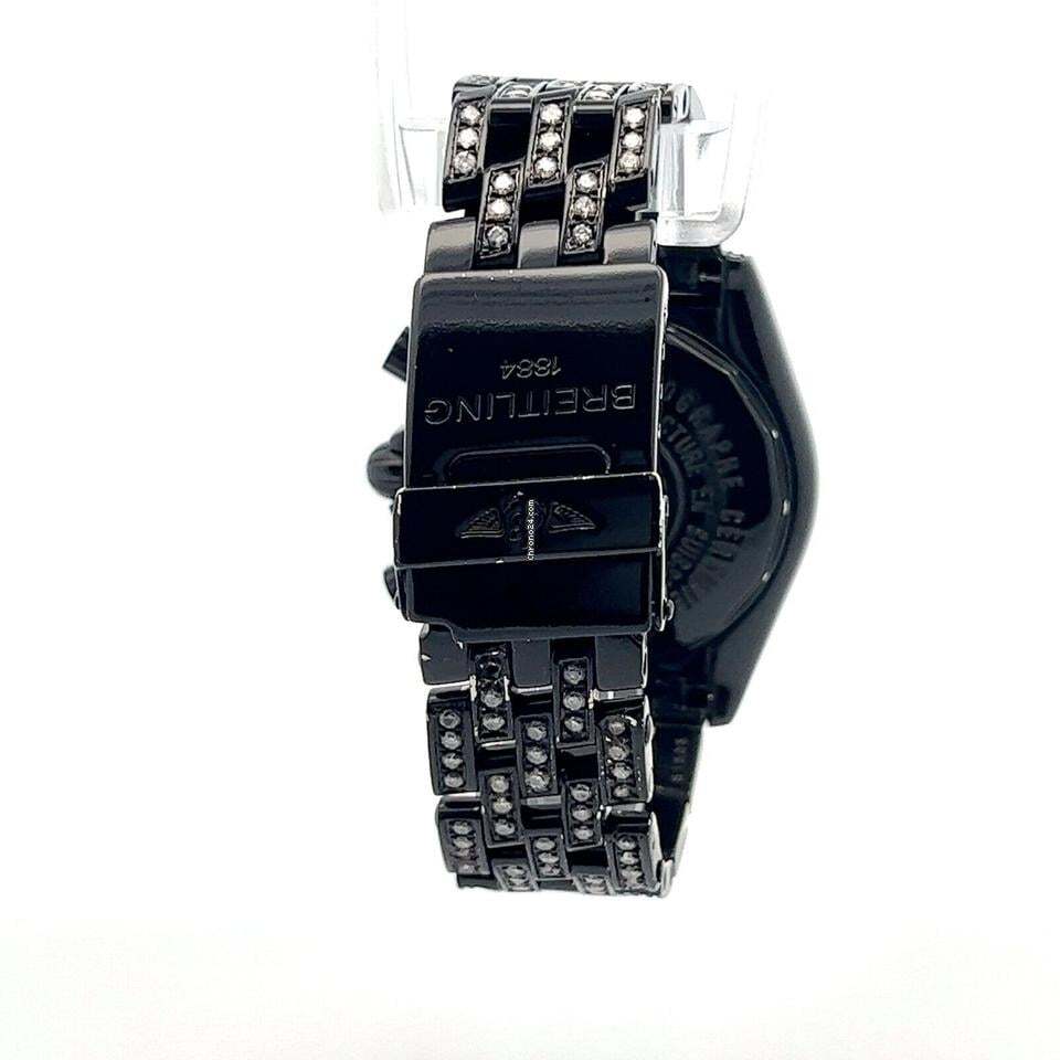 Breitling Chronomat Evolution Automatic Men's Watch With Steel Case and Strap Authentic Luxury Timepiece