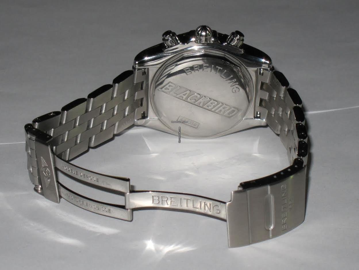 Breitling Blackbird Automatic Unisex Watch With Steel Case and Strap Authentic Luxury Timepiece