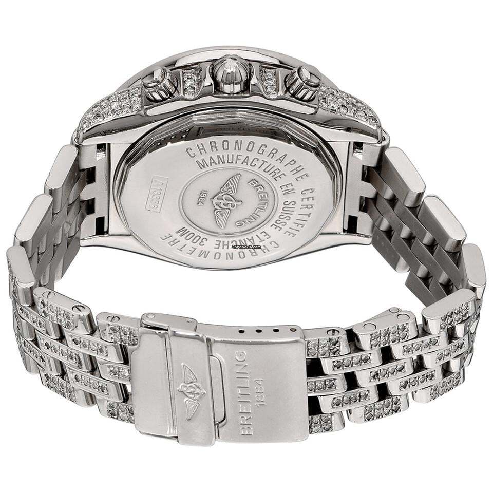 Breitling Windrider Automatic Men's Watch With Steel Case and Strap Authentic Luxury Timepiece