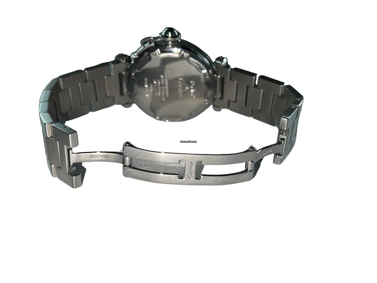 Cartier Pasha Automatic Women's Watch With Steel Case and Strap Authentic Luxury Timepiece