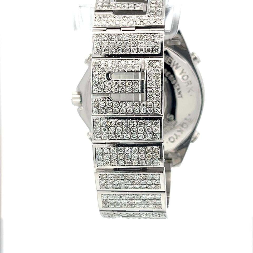 Jacob & Co. Five Time Zone Quartz Men's Watch With Steel Case and Strap Authentic Luxury Timepiece