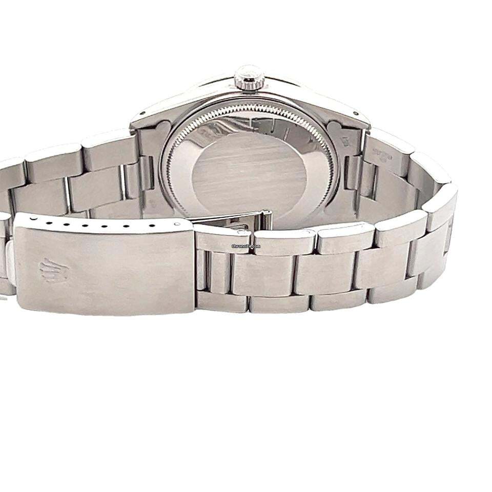 Rolex Oyster Perpetual Date Automatic Men's Watch With Steel Case and Strap Authentic Luxury Timepiece