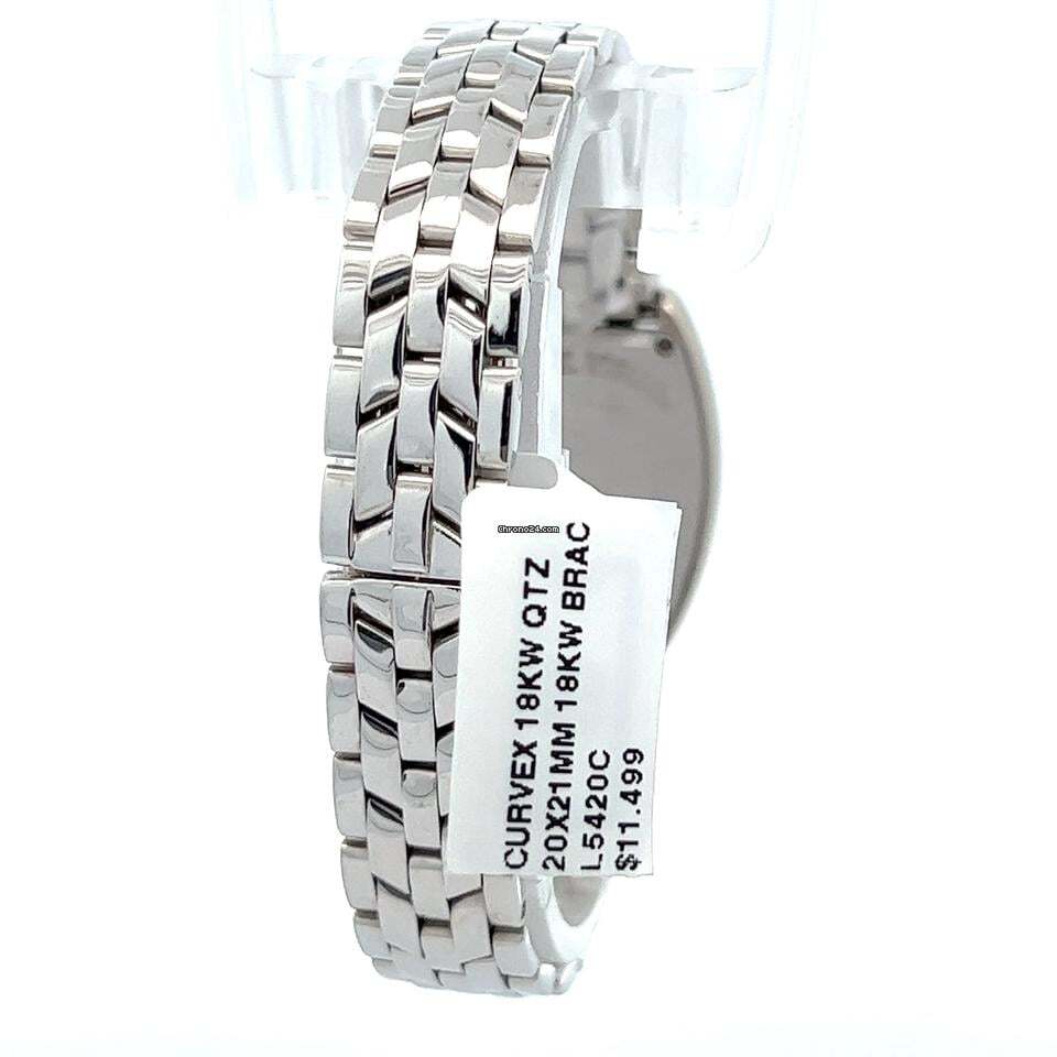 Franck Muller Quartz Women's Watch With White Gold Case and Strap Authentic Luxury Timepiece