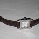 Chopard Happy Sport Quartz Women's Watch Steel Case With Leather Strap Authentic Luxury Timepiece