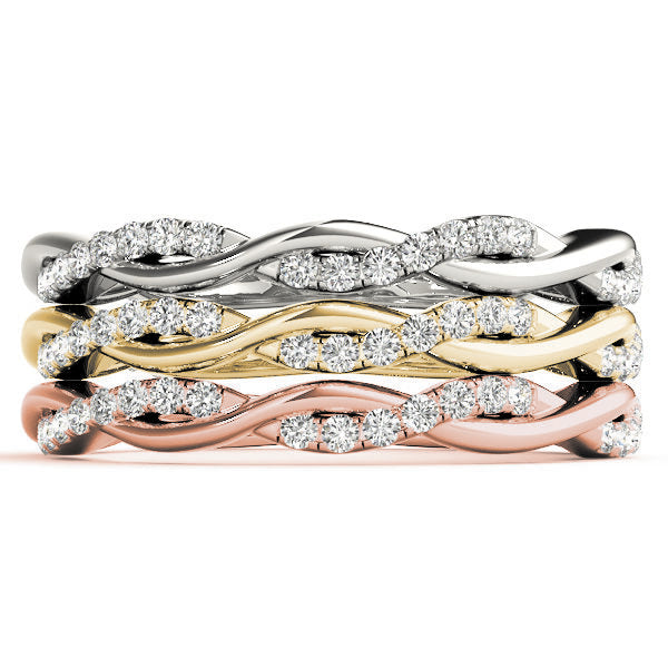 14K White Gold Lab Grown Diamond Wedding Band With 0.19 TCW Diamond (Lab Grown VS-SI1, E/F/G)