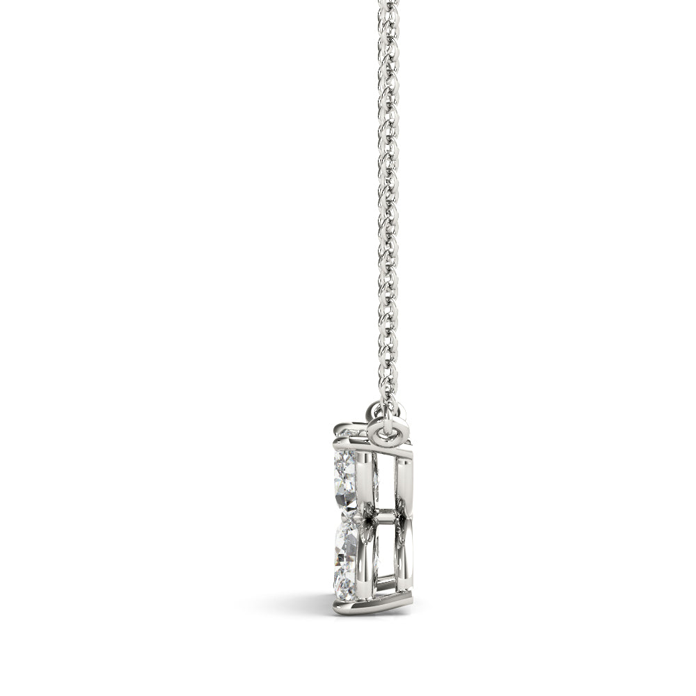 14K White Gold Fashion Pendant With 0.28 TCW Diamond (Lab Grown VS-SI1, E/F/G)