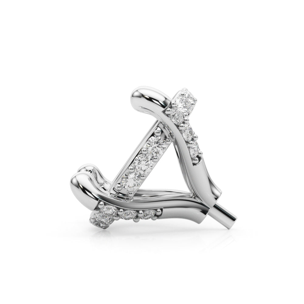 14K White Gold Hidden Halo Oval Head With 1.07 TCW Diamond (SI1-SI2, G-H)