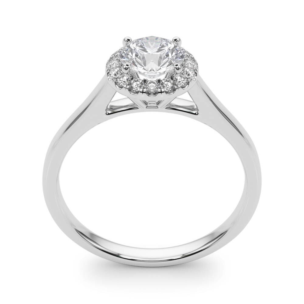 14K White Gold Engagement Ring With 1.61 TCW Diamond (SI1-SI2, G-H)