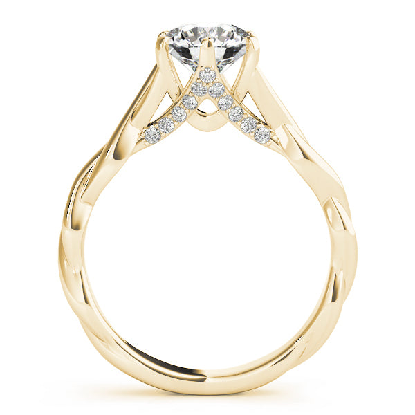 14K Yellow Gold Engagement Ring With 1.11 TCW Diamond (I1, H-I)