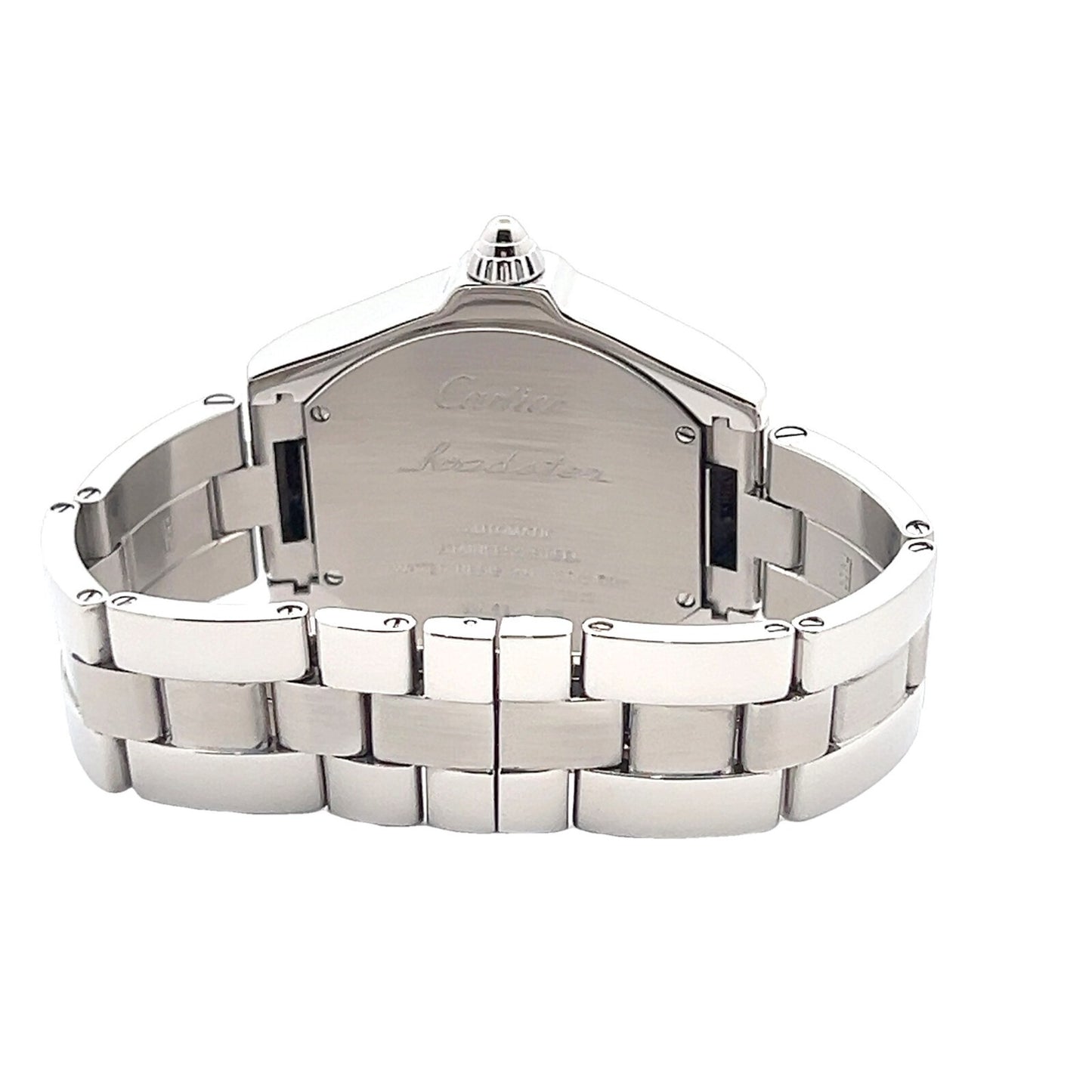 Cartier Roadster Stainless Steel 46 mm Automatic – Black Bezel Luxury Watch