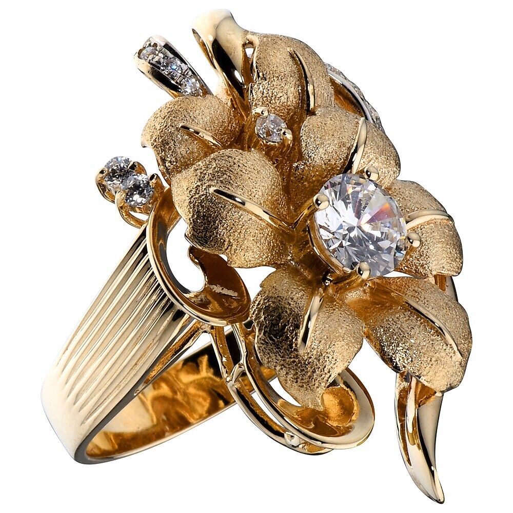 Gold Flower Ring