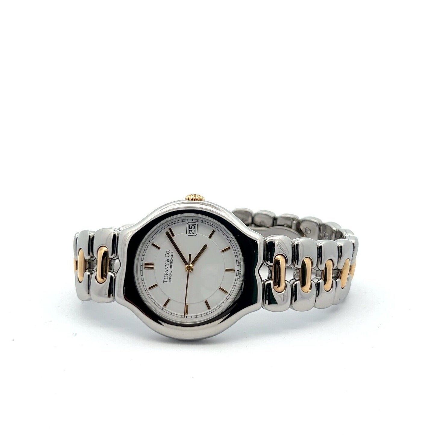 Mens Tiffany Tesoro 18K Gold Automatic