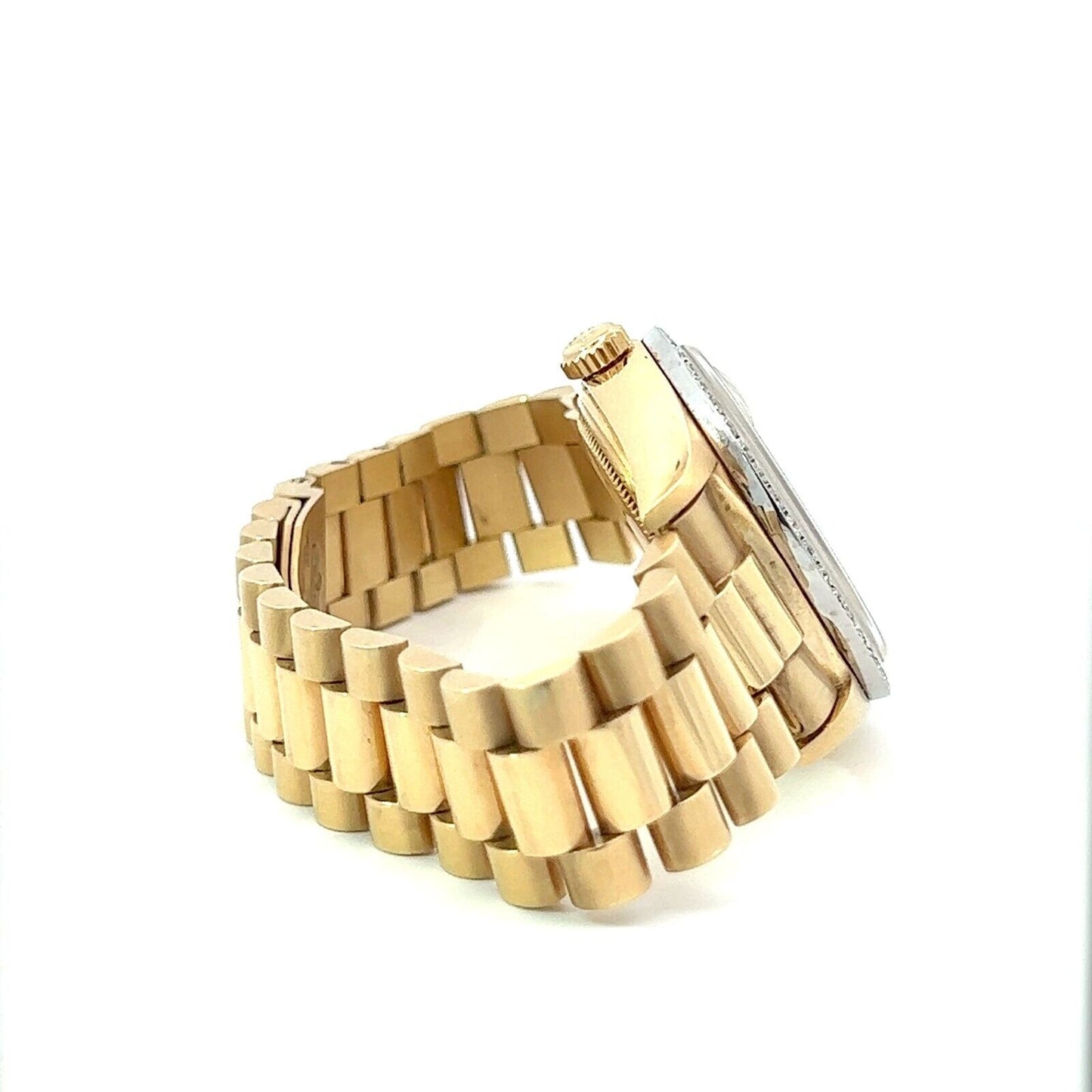 Mens Rolex Day-Date President 18k Gold Diamonds