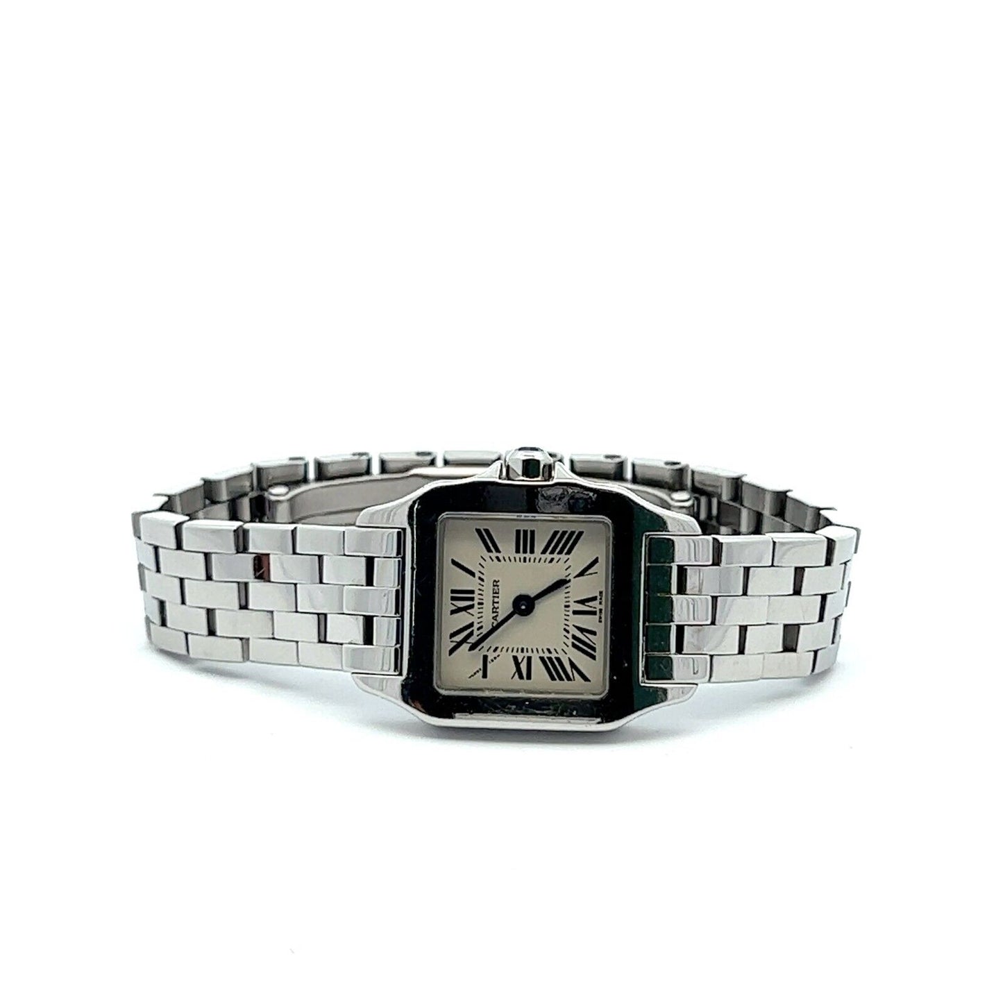 Womens Cartier Santos Demoiselle Stainless Steel