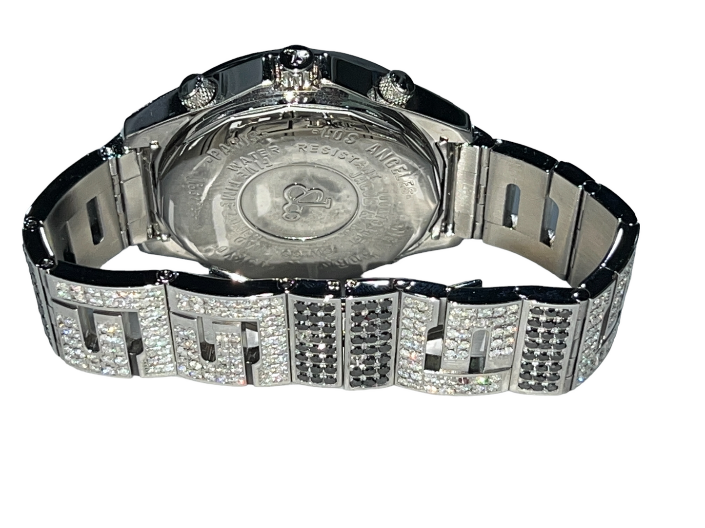 Mens Jacob & Co. JC 47mm Stainless Steel Diamonds