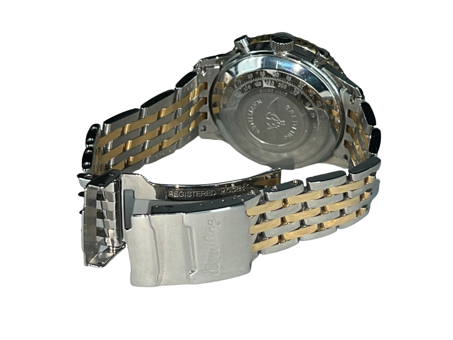 Mens Breitling Navitimer 18K Gold Chronograph Automatic