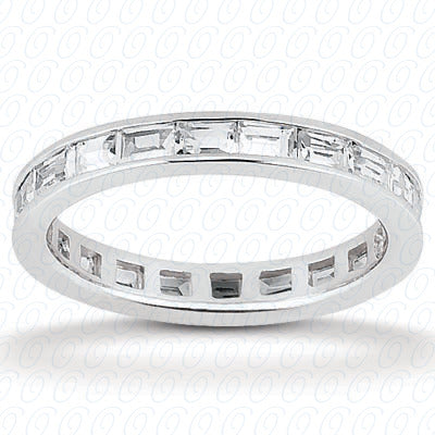 Baguette Channel Set Diamond Eternity Band - EWB438