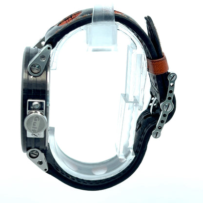 BRM BRM Gulf Automatic Mens Steel Case With Leather Strap Authentic Luxury Timepiece