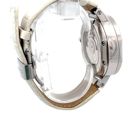 Clerc Icon 8  Power Reserve Automatic Mens Steel Case With Leather Strap Authentic Luxury Timepiece