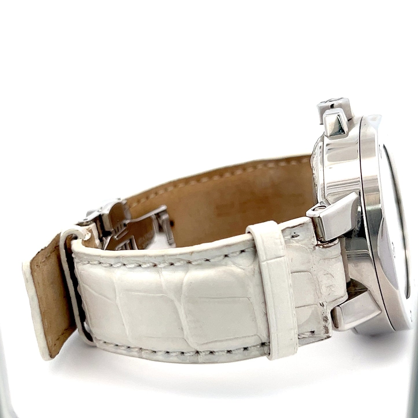 Clerc Icon 8  Power Reserve Automatic Mens Steel Case With Leather Strap Authentic Luxury Timepiece