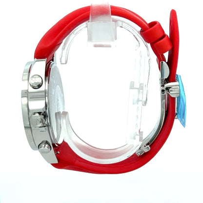 Jacob & Co Five Time Zone Quartz Mens Steel Case With Leather Strap Authentic Luxury Timepiece