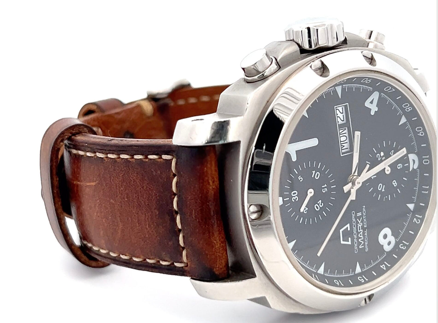 Mens Anonimo Cronoscopio Mark II Oliver Kahn Limited Edition Watch