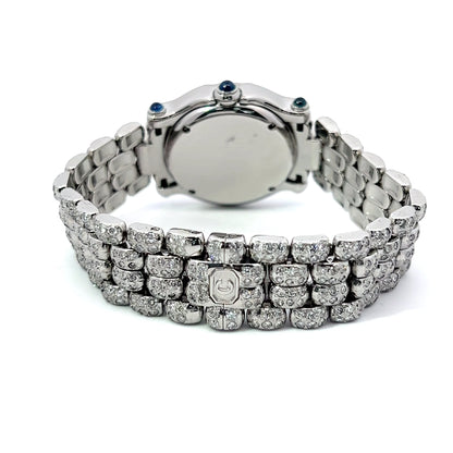 Womens Chopard Happy Sport Diamond Watch