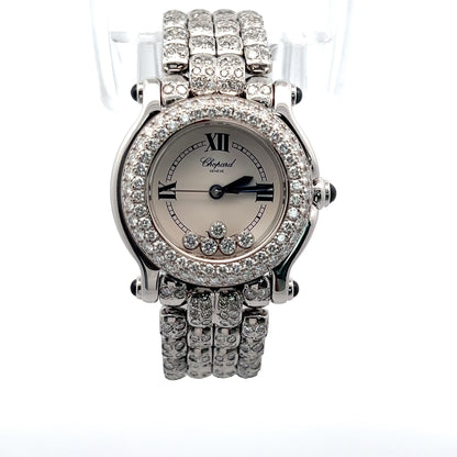 Womens Chopard Happy Sport Diamond Watch