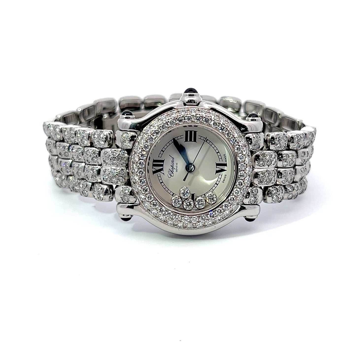 Womens Chopard Happy Sport Diamond Watch