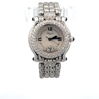 Womens Chopard Happy Sport Diamond Watch
