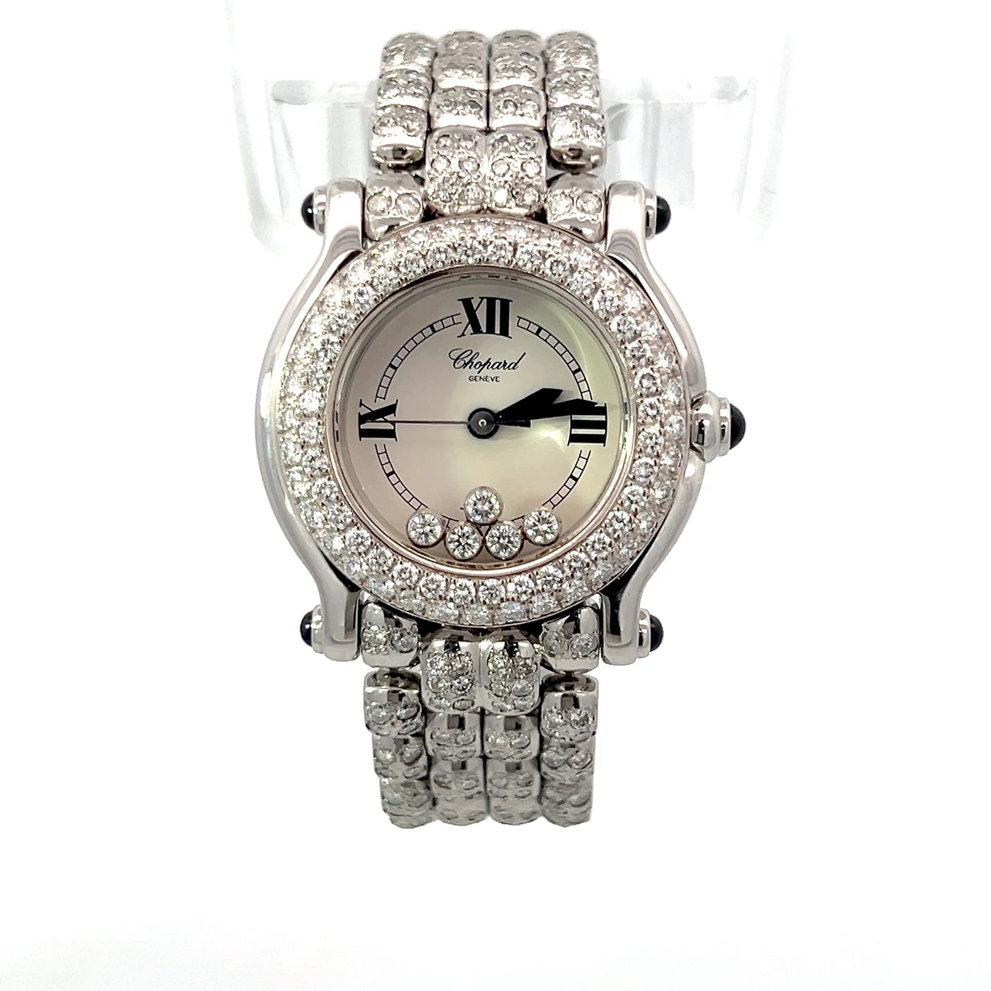 Womens Chopard Happy Sport Diamond Watch