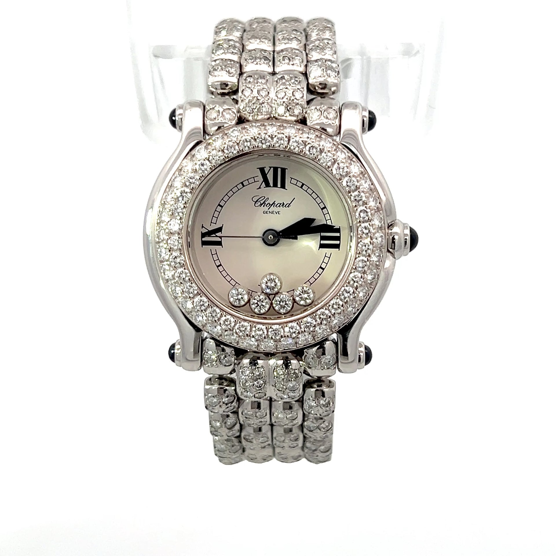 Womens Chopard Happy Sport Diamond Watch