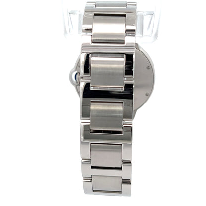Womens Cartier Ballon Bleu Steel Diamond Watch