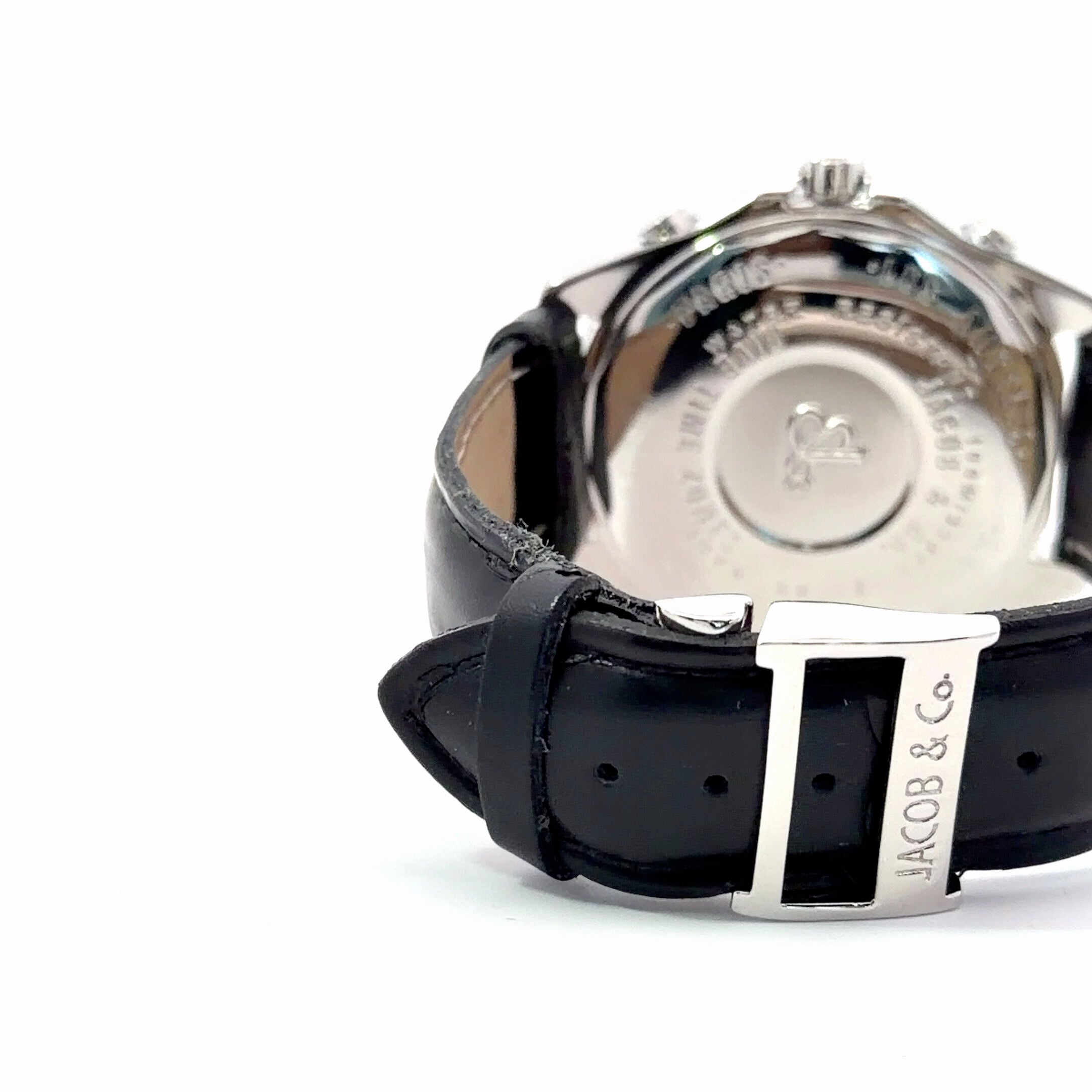 Mens Jacob & Co. Five Time Zone 47mm Quartz Diamond Watch – Loucri