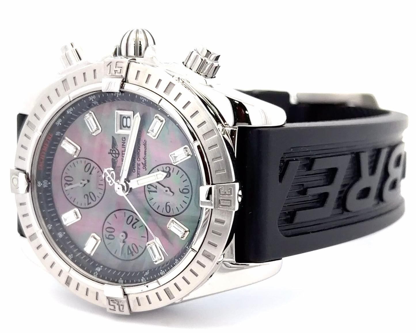 Mens Breitling Chronomat Evolution Chronograph Diamond Watch