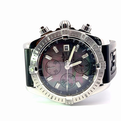 Mens Breitling Chronomat Evolution Chronograph Diamond Watch