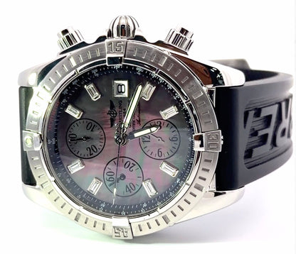 Mens Breitling Chronomat Evolution Chronograph Diamond Watch