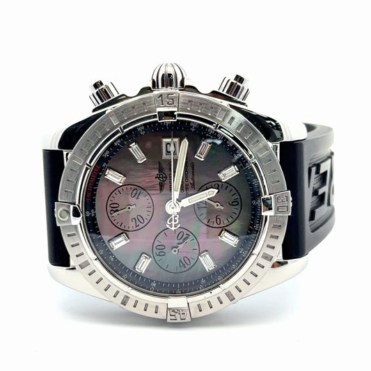 Mens Breitling Chronomat Evolution Chronograph Diamond Watch