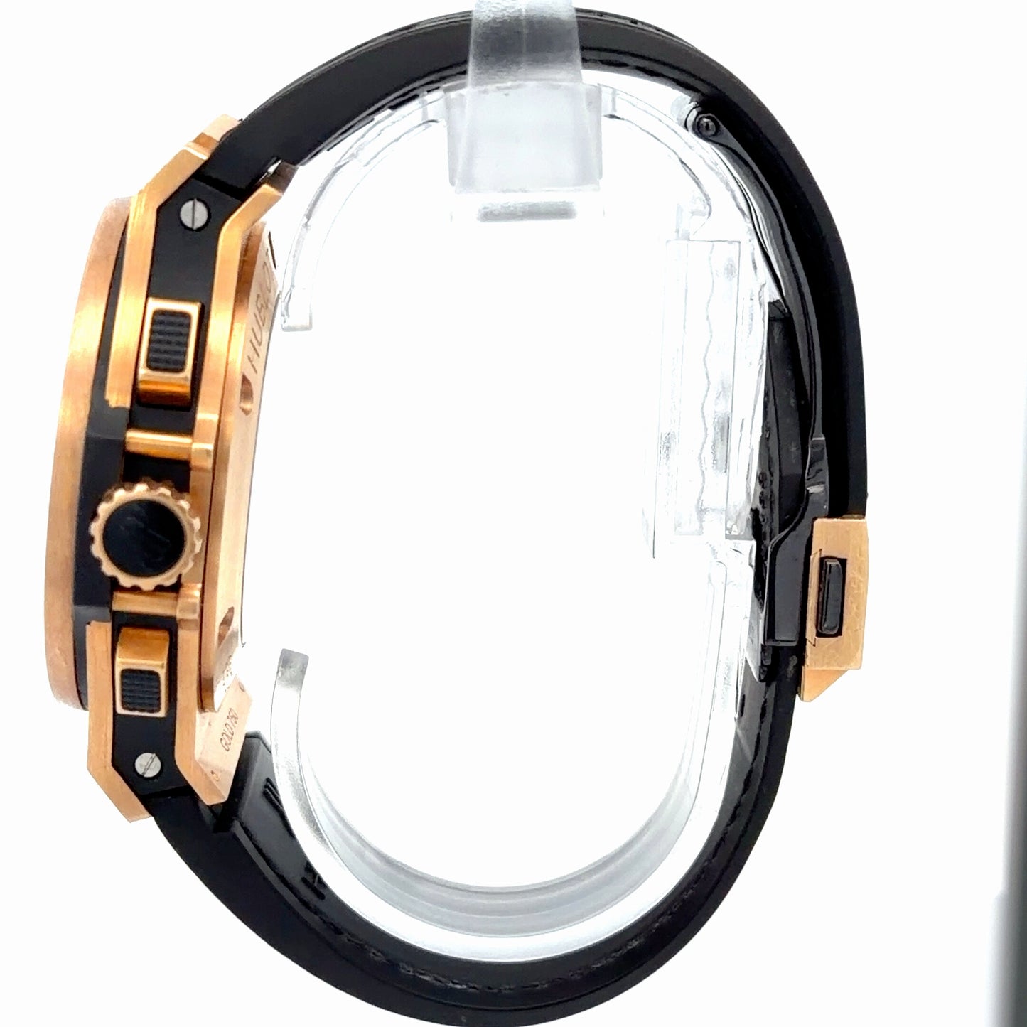 Mens Hublot Big Bang Aero Bang Skeleton 18K Gold Chronograph Watch